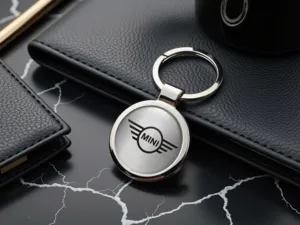 Mini Cooper Schlüsselhalter Stabil Metallisch Finish